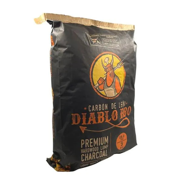 Bolsa Carbon Vegetal Premium Diablo BBQ 9kl