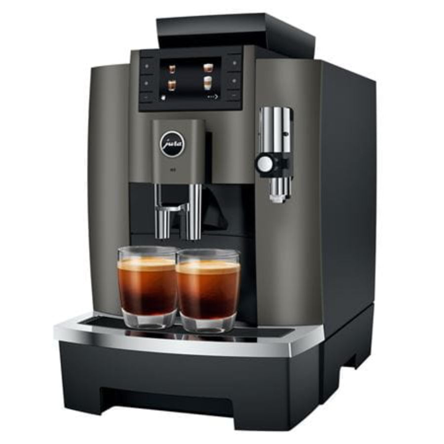 COMBO JURA, Maquina De Café W8 Color Acero Oscuro + Nevera Cool Control 0.6Lts