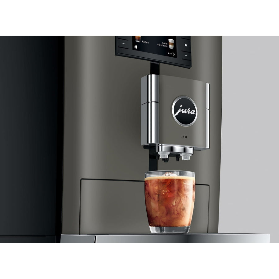 Maquina De Café Jura x10 Color Acero Oscuro - Nuevo Modelo