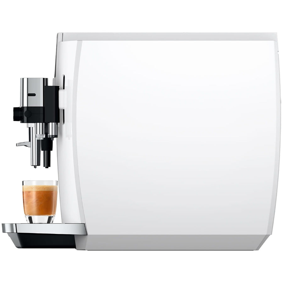 COMBO JURA, Maquina De Café E8 Piano Color Blanco + Nevera Cool Control Color Blanco 0.6Lts