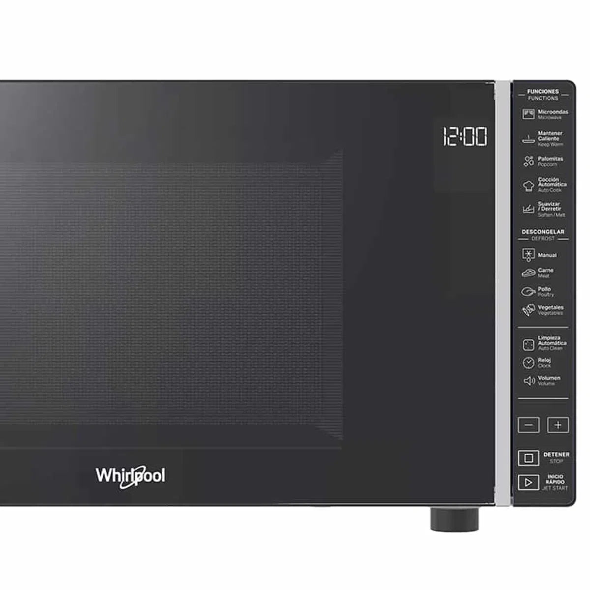 Microondas Whirlpool de mesa 30Lts-Negro