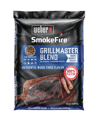 Pellets Madera WEBER Grillmaster Blend SmokeFire
