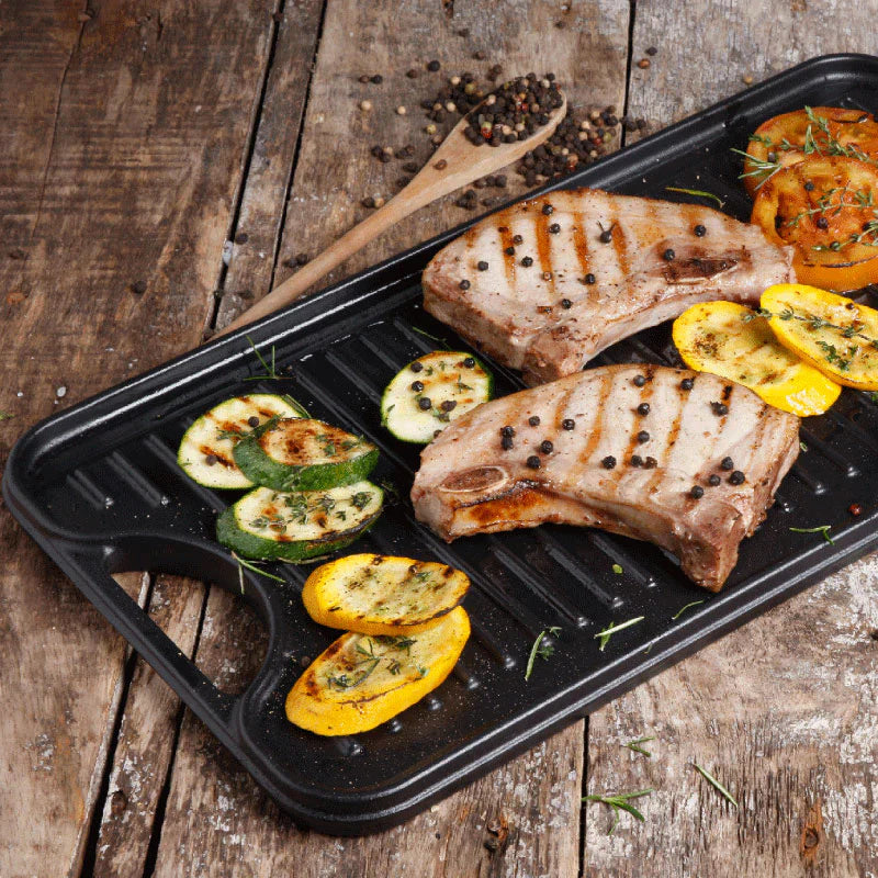 Plancha Para Asar 47 Cm X 25 Cm Esmaltado