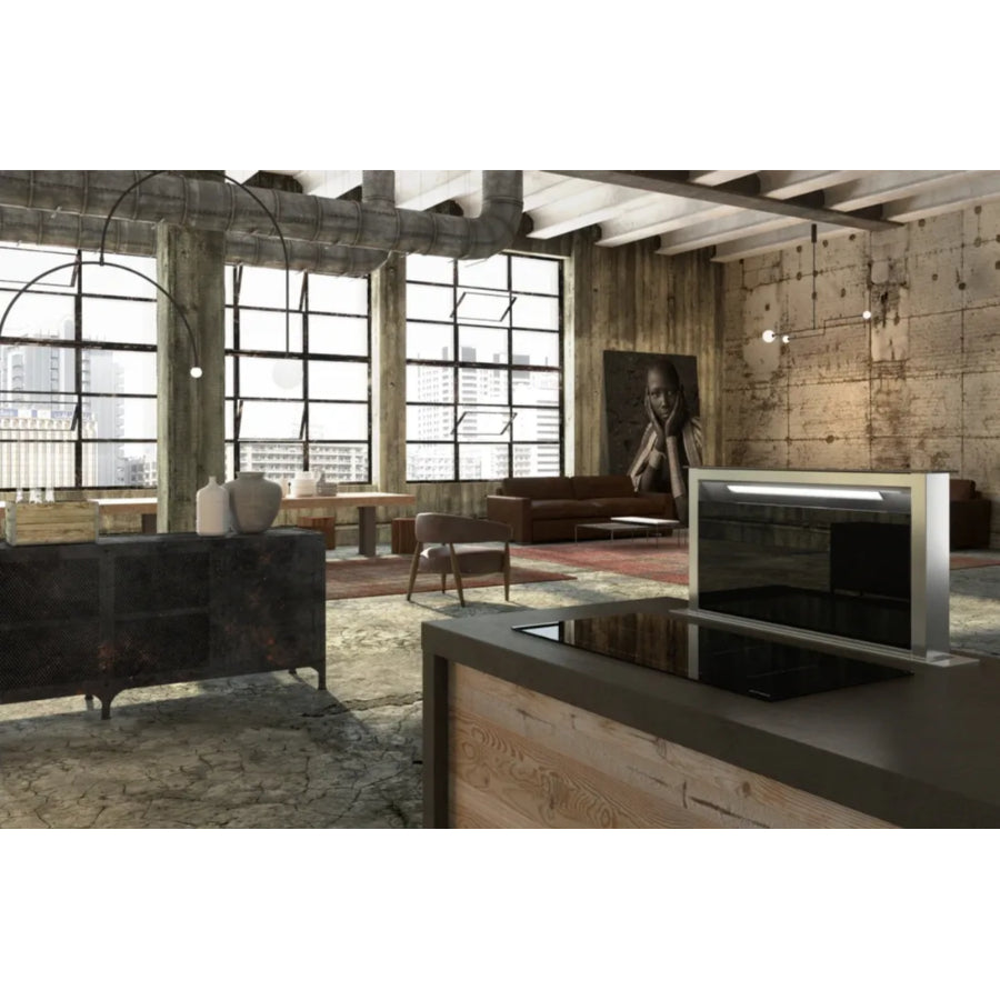 Campana DownDraft Fabula Ev8+ Faber Color Negro 90cm