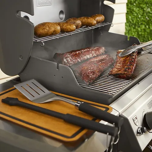 Set WEBER De Espátula, Pinza y Brocha