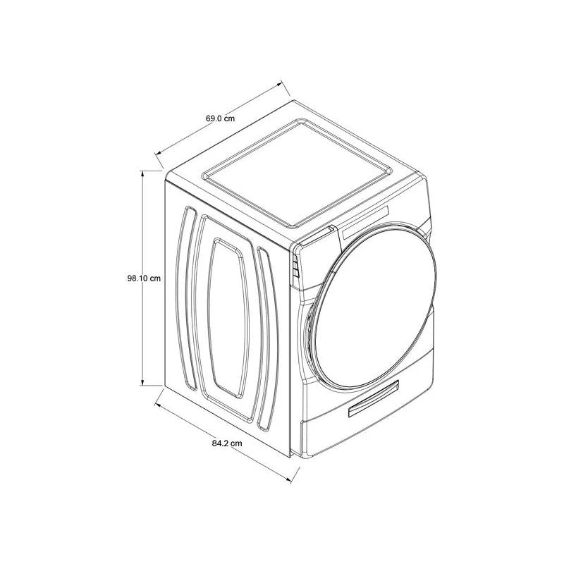 Lavadora Whirlpool Carga Frontal Xpert Inverter 23kg