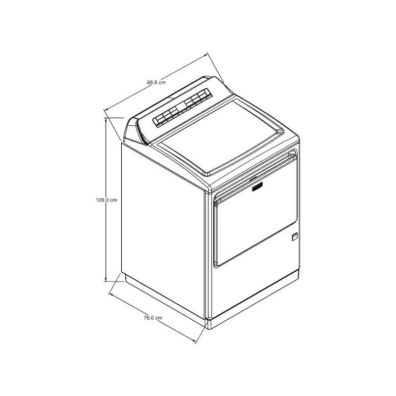 Secadora Smart Whirlpool Carga Superior 70cm