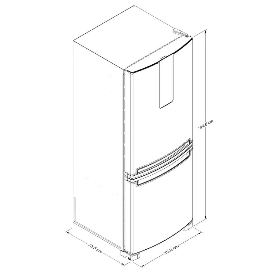 Refrgerador Con Congelador IInferior Xpert Inverter Whirlpool 450Lts