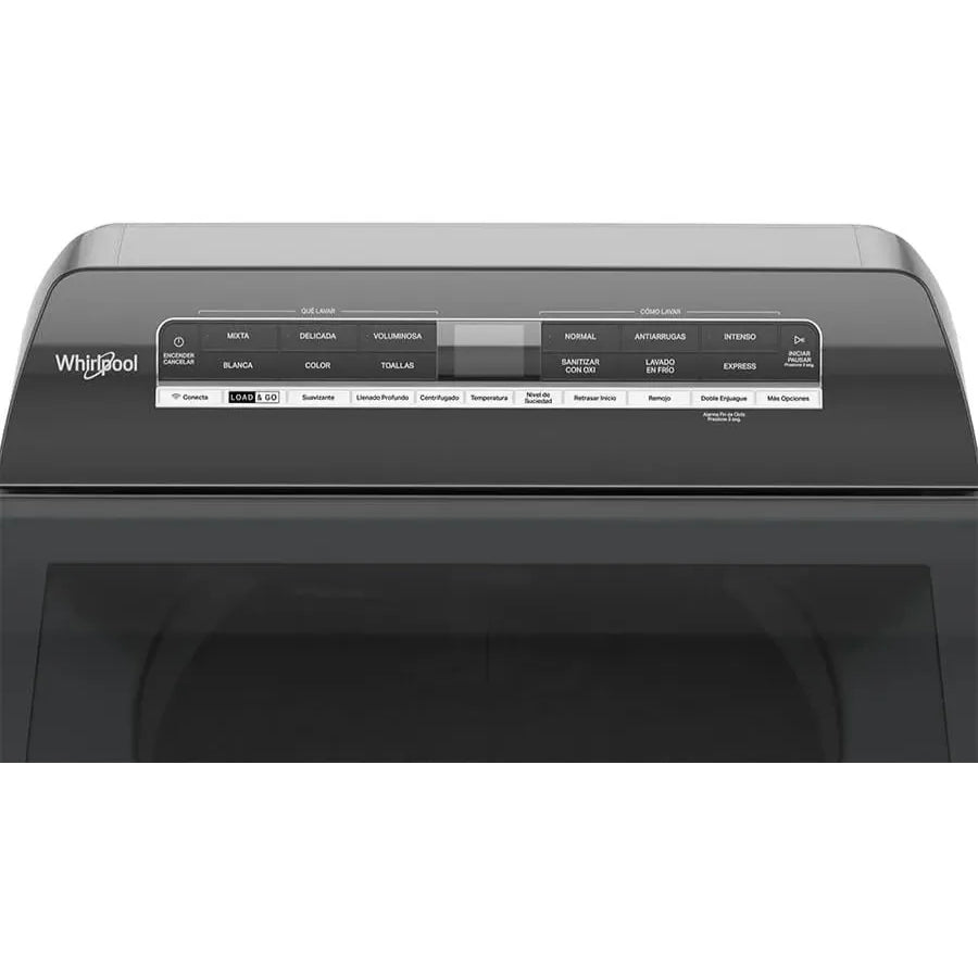 Lavadora Inteligente Smart Carga Superior Whirlpool Color Gris 27Kg