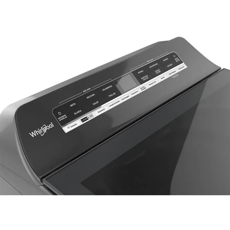 Lavadora Inteligente Smart Carga Superior Whirlpool Color Gris 27Kg