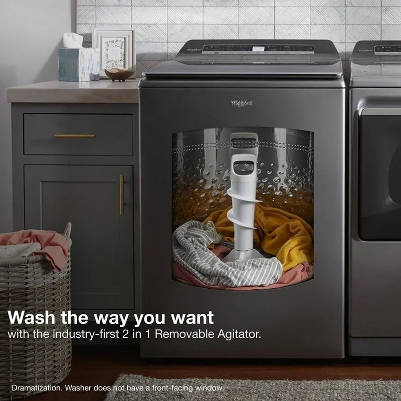 Lavadora Whirlpool Carga Superior Con Agitador 2 en 1 Removible 28kg