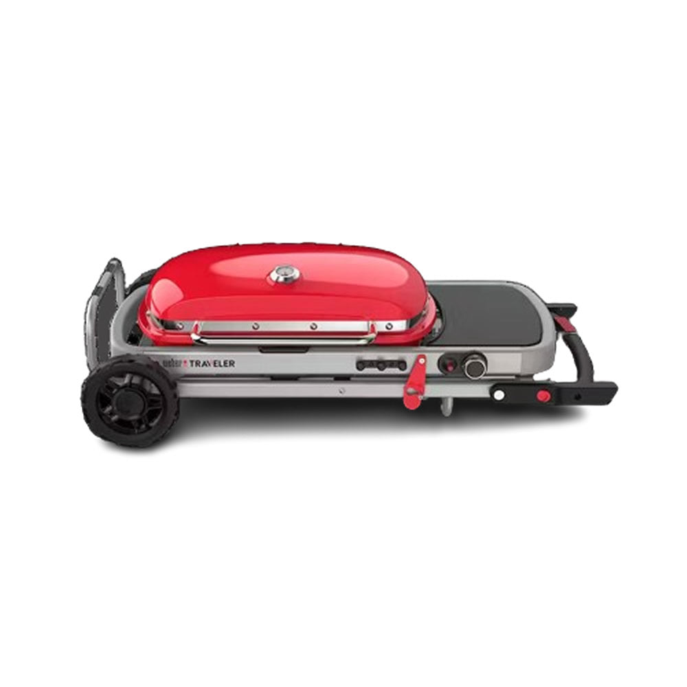 Asador portátil de gas Weber Traveler Rojo