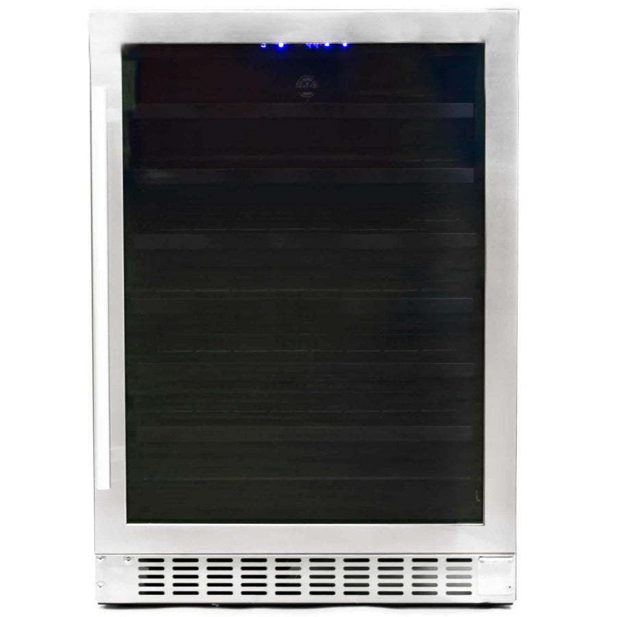 Cava de vino con puerta de vidrio Azure 24" - 54 botellas