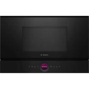 Horno Microondas Empotrable Con Grill Serie 8 Bosch Color Negro 60cm