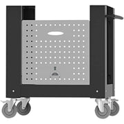 Carrito 4 Ruedas Para Horno BRIO Alfa Forni Color Negro/Plata