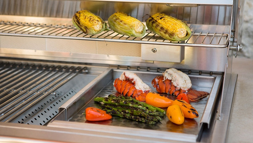 Accesorio tipo Plancha de 14" - Para BBQ a Gas en Acero inoxidable de grado 304