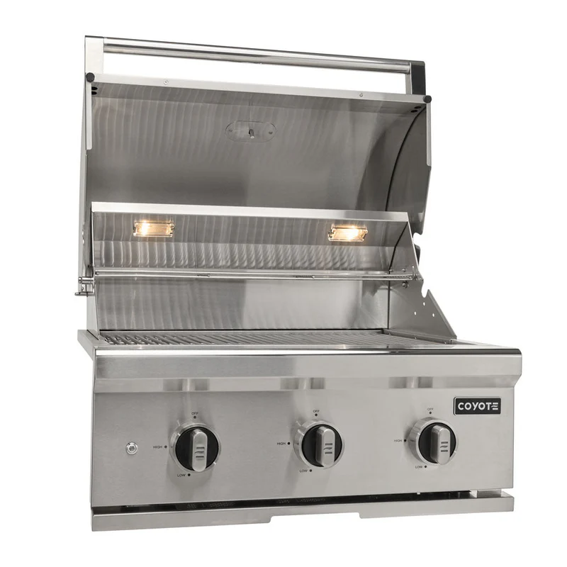 Parrilla a Gas Natural empotrada Coyote Serie C de 30" - C3C30