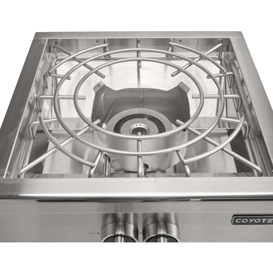 Quemador De Alta Potencia Empotrable Gas Propano Coyote 24"