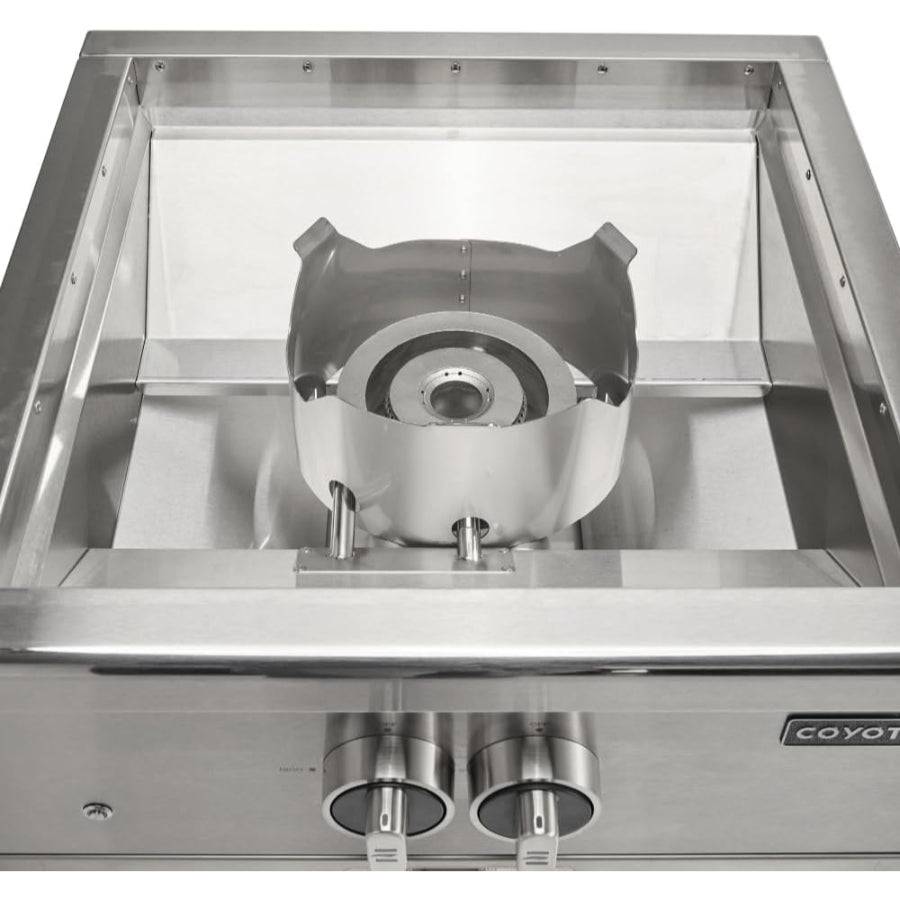 Quemador De Alta Potencia Empotrable Gas Propano Coyote 24"