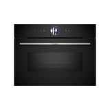 Horno compacto con microondas Bosch Serie 8 de 60 x 45 cm Negro