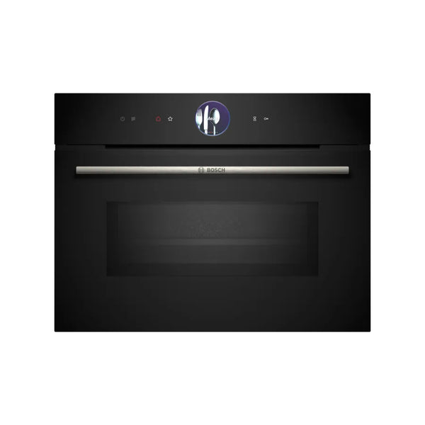 Horno compacto con microondas Bosch Serie 8 de 60 x 45 cm Negro