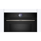 Horno compacto con microondas Bosch Serie 8 de 60 x 45 cm Negro