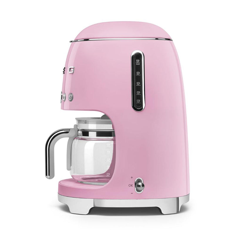 CAFETERA DE GOTEO SMEG 10 TAZAS COLOR ROSA