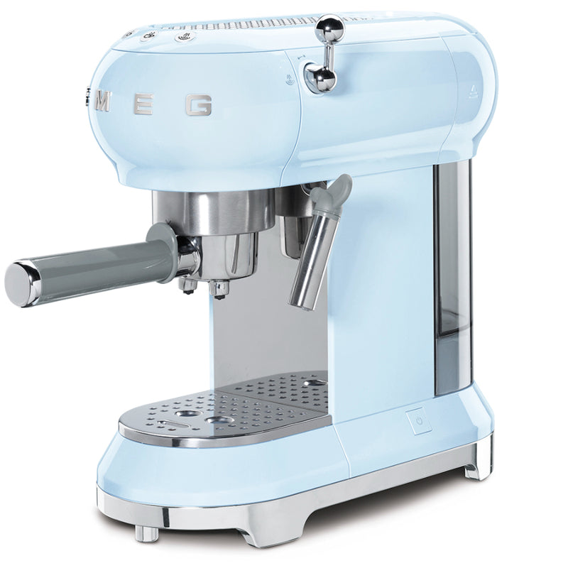 MAQUINA DE CAFE ESPRESSO SMEG AZUL PASTEL ECF01