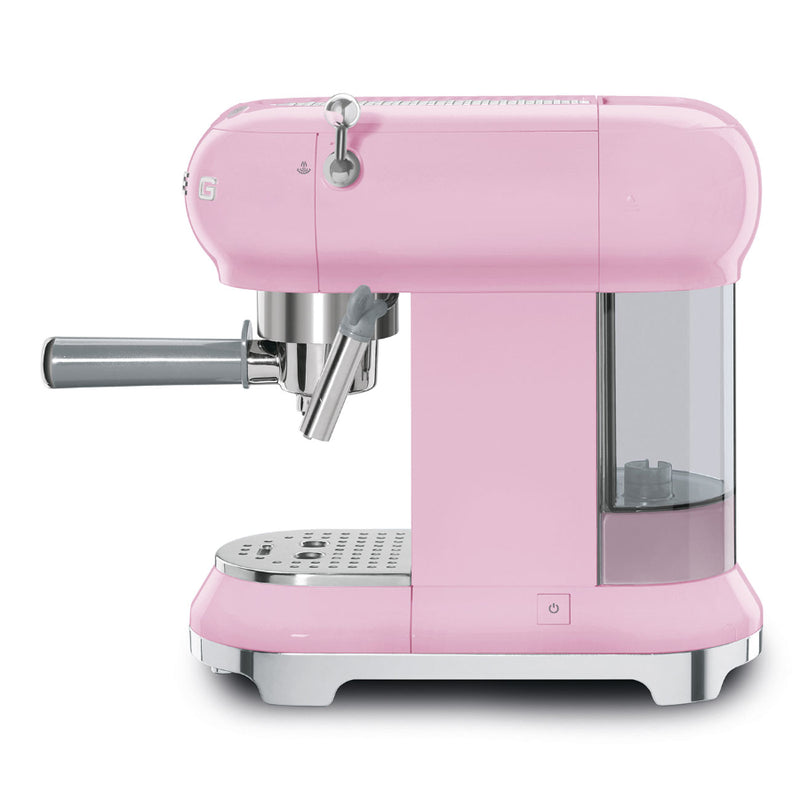 MAQUINA DE CAFE ESPRESSO SMEG ROSA ECF01