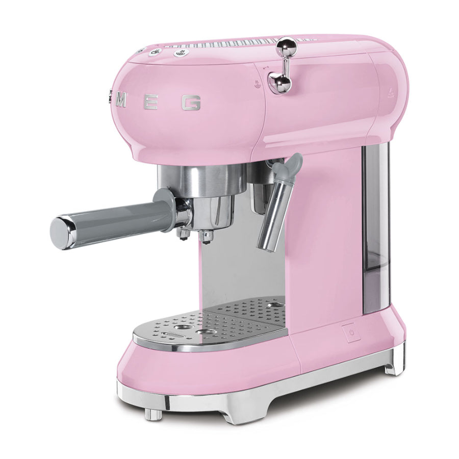 MAQUINA DE CAFE ESPRESSO SMEG ROSA ECF01