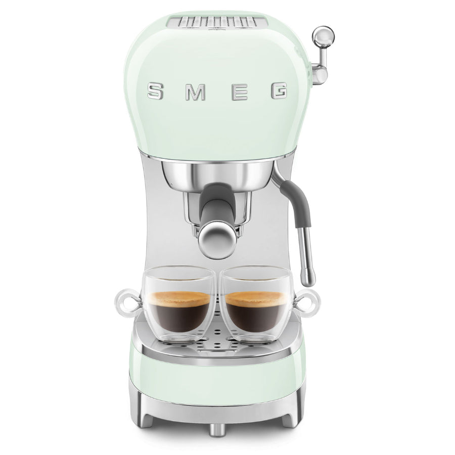 Maquina de cafe espresso smeg verde pastel - nuevo modelo