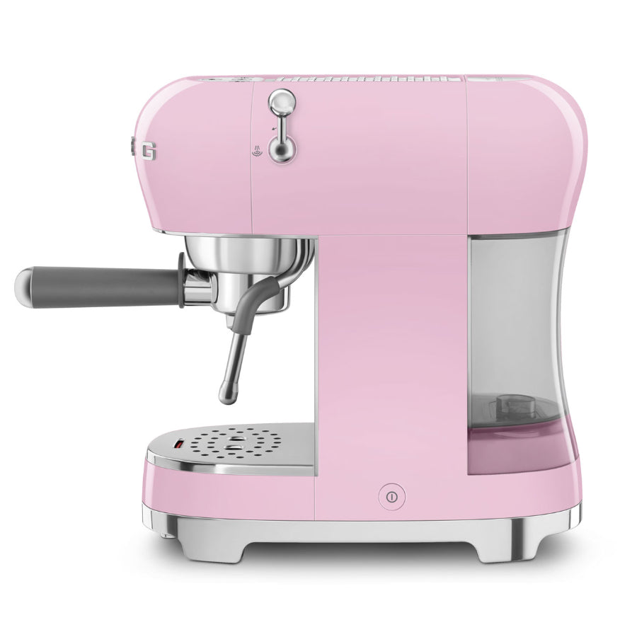Maquina de cafe espresso SMEG rosa - nuevo modelo