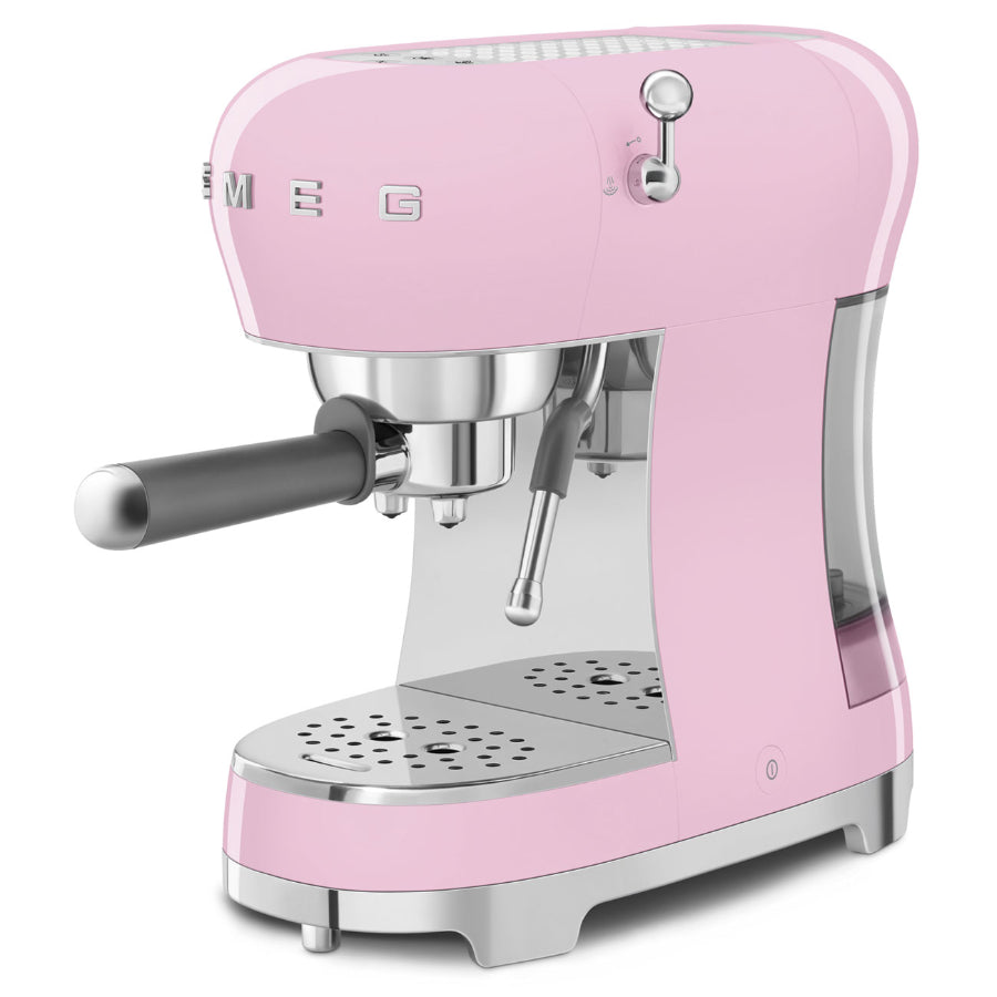 Maquina de cafe espresso SMEG rosa - nuevo modelo
