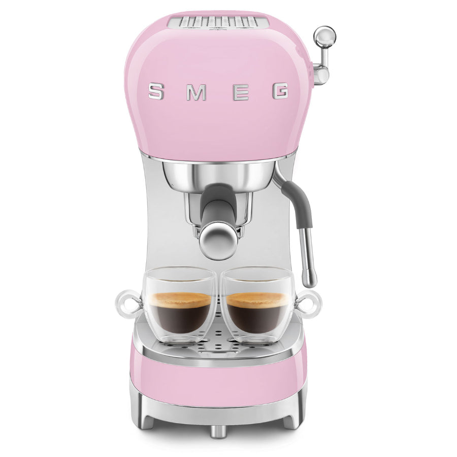 Maquina de cafe espresso SMEG rosa - nuevo modelo