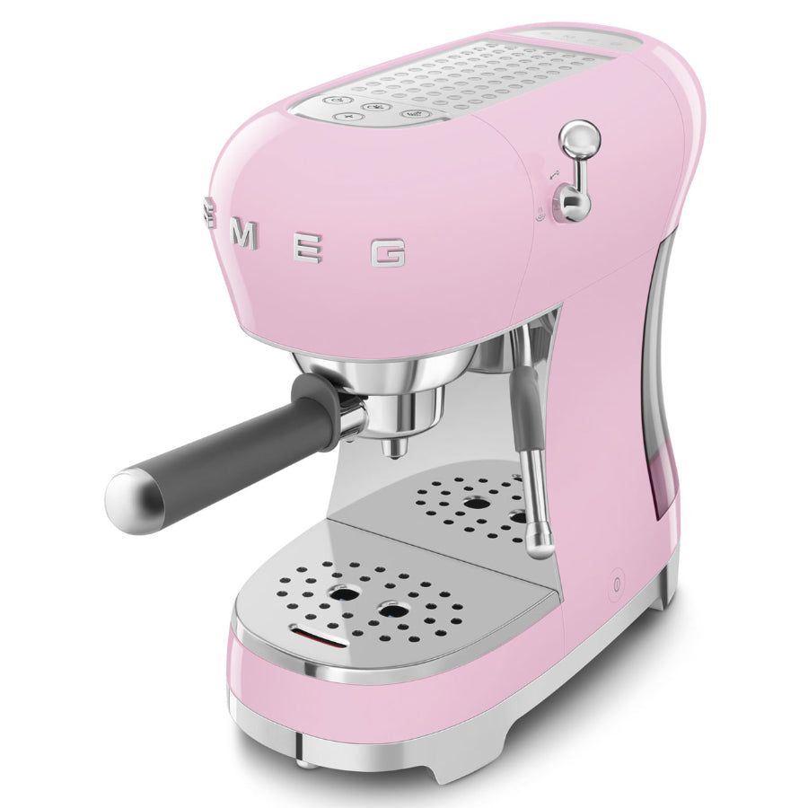Maquina de cafe espresso SMEG rosa - nuevo modelo