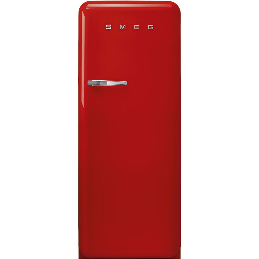 Refrigerador con congelador superior color rojo -Smeg