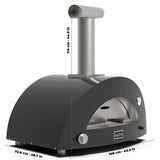 Horno Moderno 3 Pizze Hibrido Alfa Forni Color Gris
