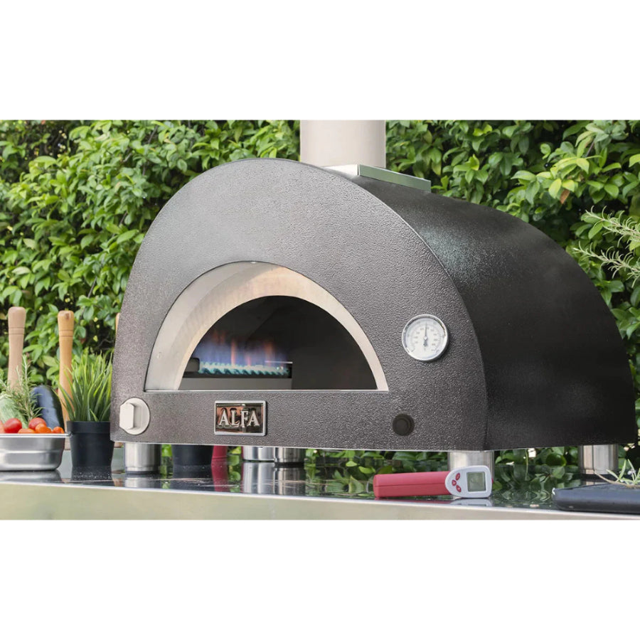 Horno Moderno 3 Pizze Hibrido Alfa Forni Color Gris