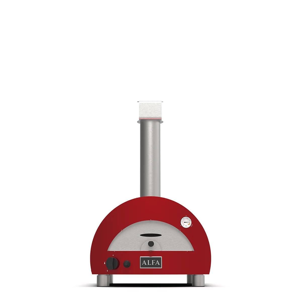 Horno de Pizza Moderno Portable Gas  Alfa Forni Color Rojo