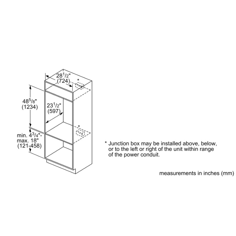 Torre De Hornos Serie 500 Bosch 76cm