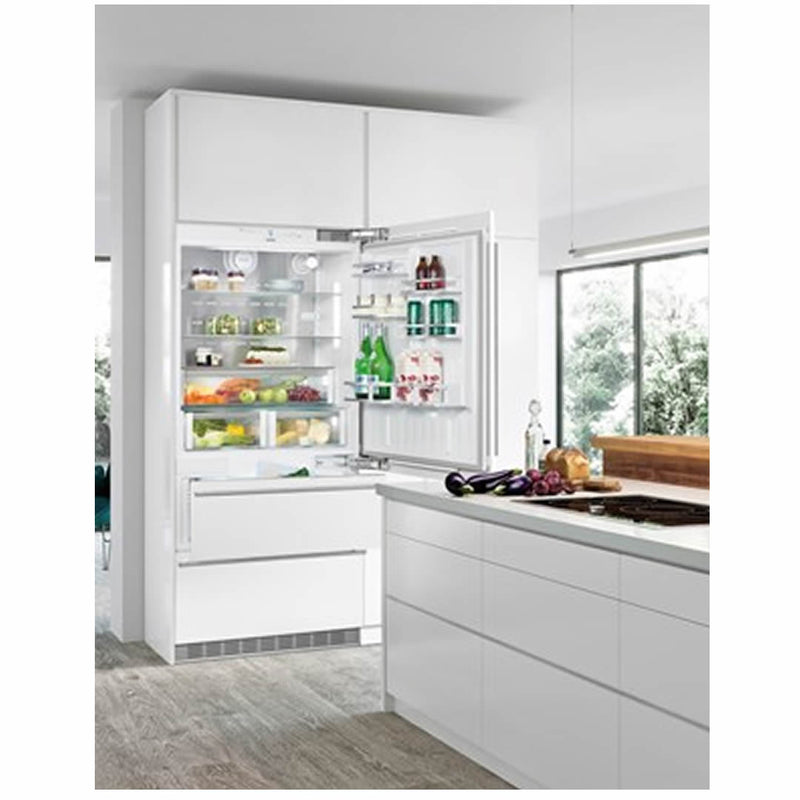 Nevera Liebherr frigorífico-congelador con NoFrost para uso integrado