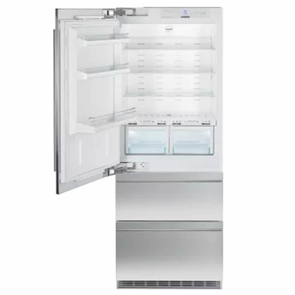 REFRIGERADOR / CONGELADOR CON MÁQUINA DE HIELO. BISAGRA IZQUIERDA. 30"