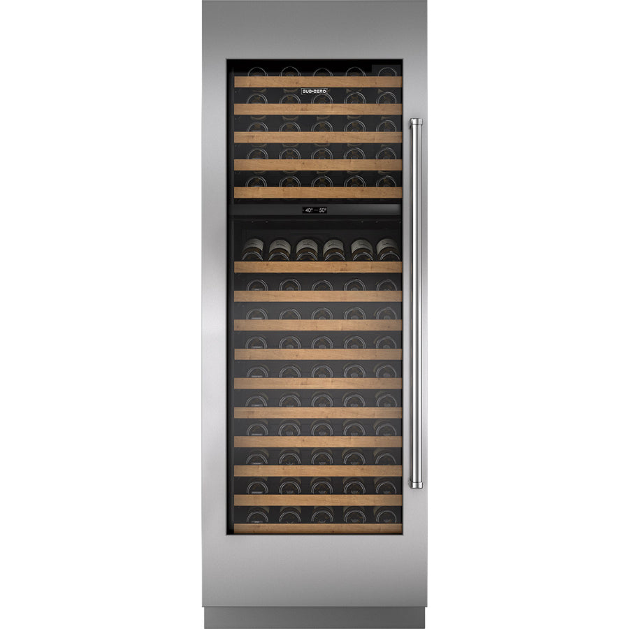Cava de vino legacy integrada sub zero 30" - 146 botellas