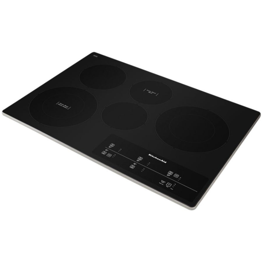 Encimera Eléctrica Touch Even-Heat™ 5 Zonas de Cocción KitchenAid 30” Color Acero Inoxidable