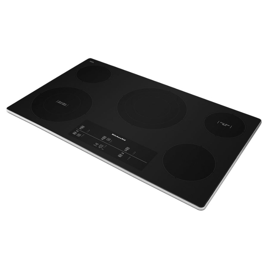 Encimera Eléctrica Touch Control con 5 Zonas Even-Heat™ KitchenAid 36” Color Acero Inoxidable