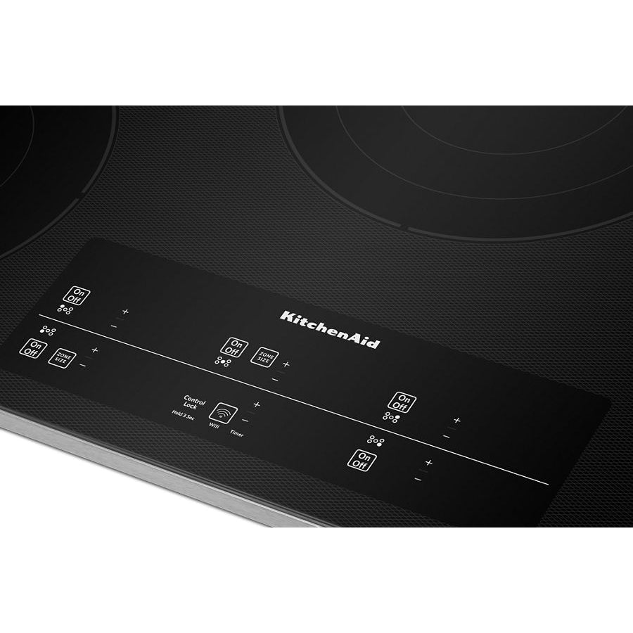 Encimera Eléctrica Touch Control con 5 Zonas Even-Heat™ KitchenAid 36” Color Acero Inoxidable