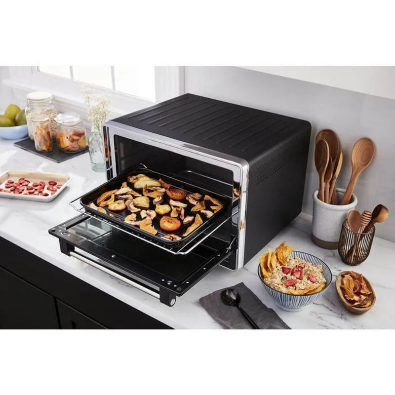 Horno de Mesa kitchenaid Doble Convección con Air Fry 28 L Negro Mate