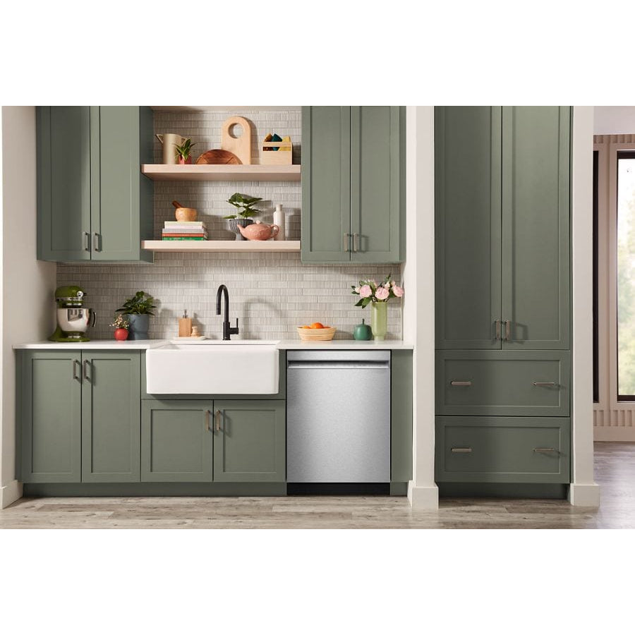 Lavavajillas De Alto Desempeño Con Tercer Nivel y Secado Inteligente KitchenAid  24"Acabado PrintShield™ Acero inoxidable