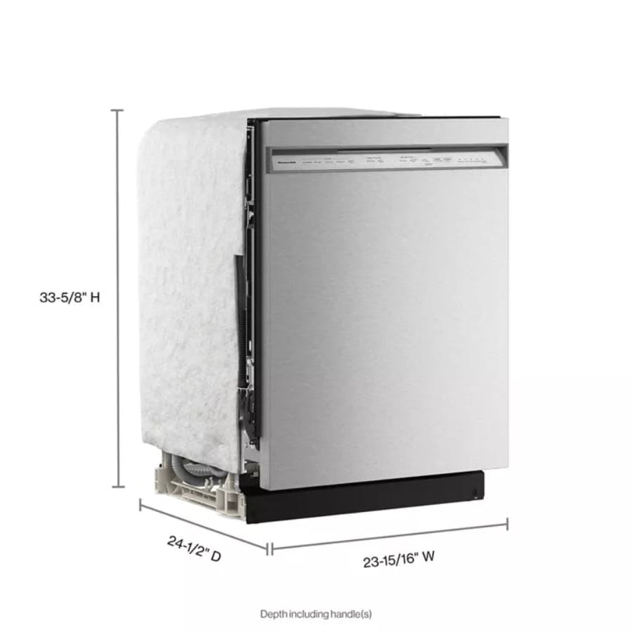 Lavavajillas De Alto Desempeño Con Tercer Nivel y Secado Inteligente KitchenAid  24"Acabado PrintShield™ Acero inoxidable