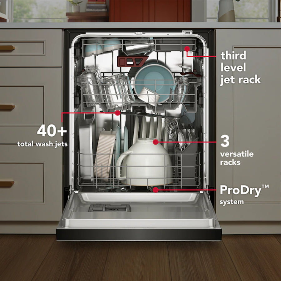 Lavavajillas De Alto Desempeño Con Tercer Nivel De Chorros KitchenAid 24" Color Juniper